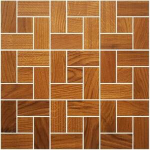 Мозаика и 3D панели из дерева Da Vinci Мозаика Ritmo Amber 073 Дуб Селект (Гладкая) 324х324 мм.