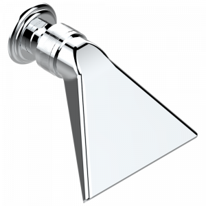 U7D-3640 Лейка душевая Спорт 3/4" Thg-paris Trocadéro c чёрным ониксом Хром