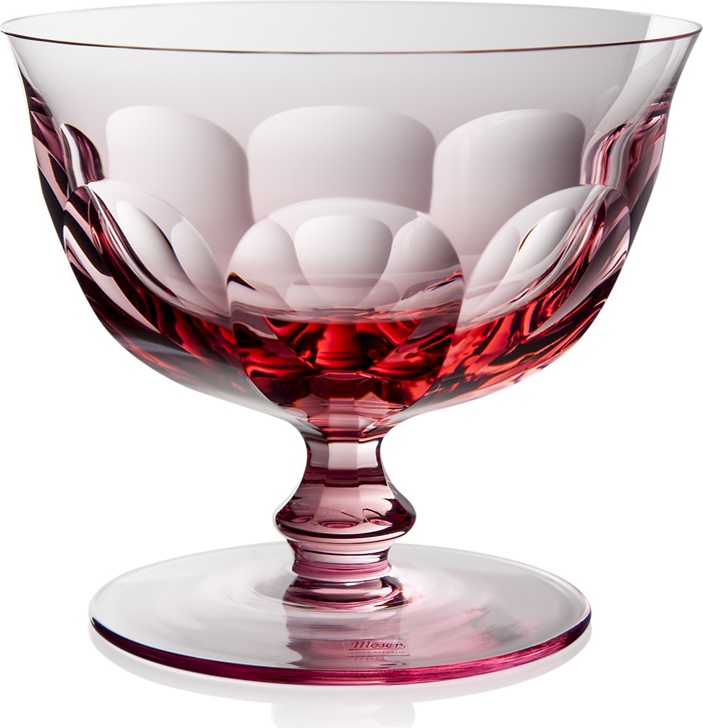10592534 Moser Набор из 2 креманок 380мл "Леди Гамильтон" (2цв) п/к Хрусталь бессвинцовый 