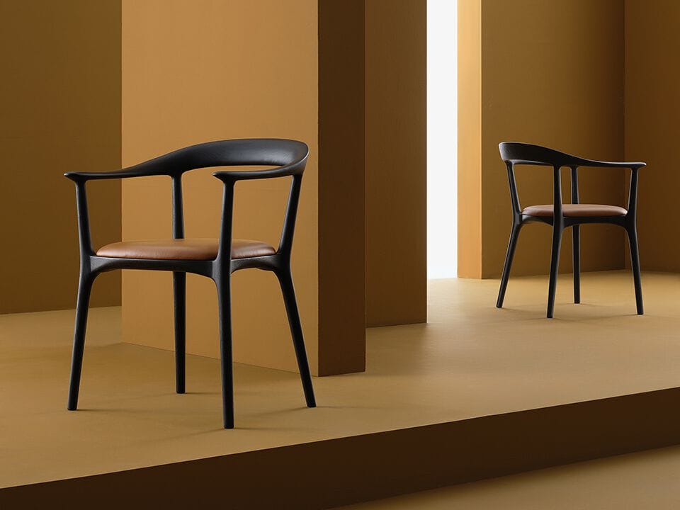 Деревянный стул с подлокотниками HC28 maison память ARCH-00098391 - Вид №5