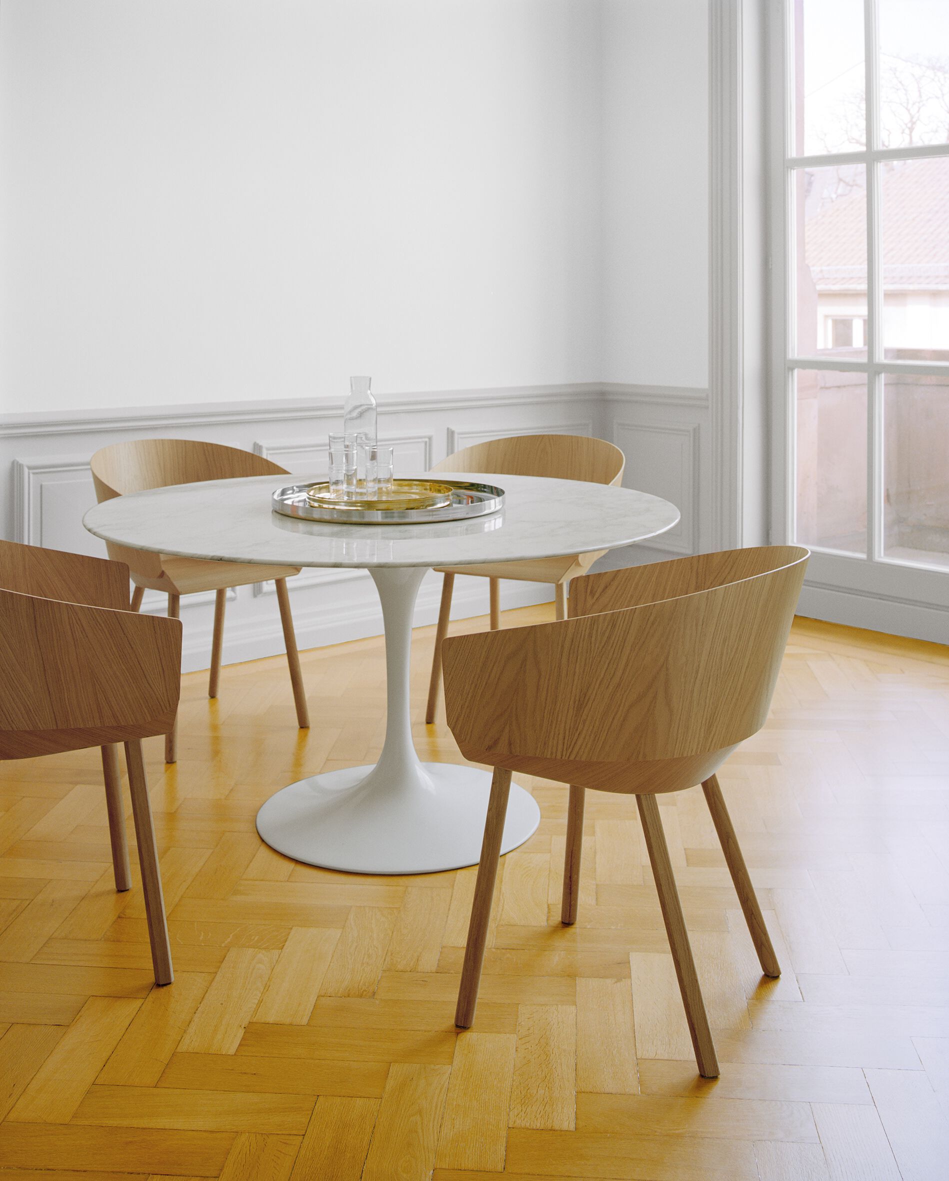 Деревянный стул с подлокотниками e15 Houdini ARCH-00099423 - Вид №5