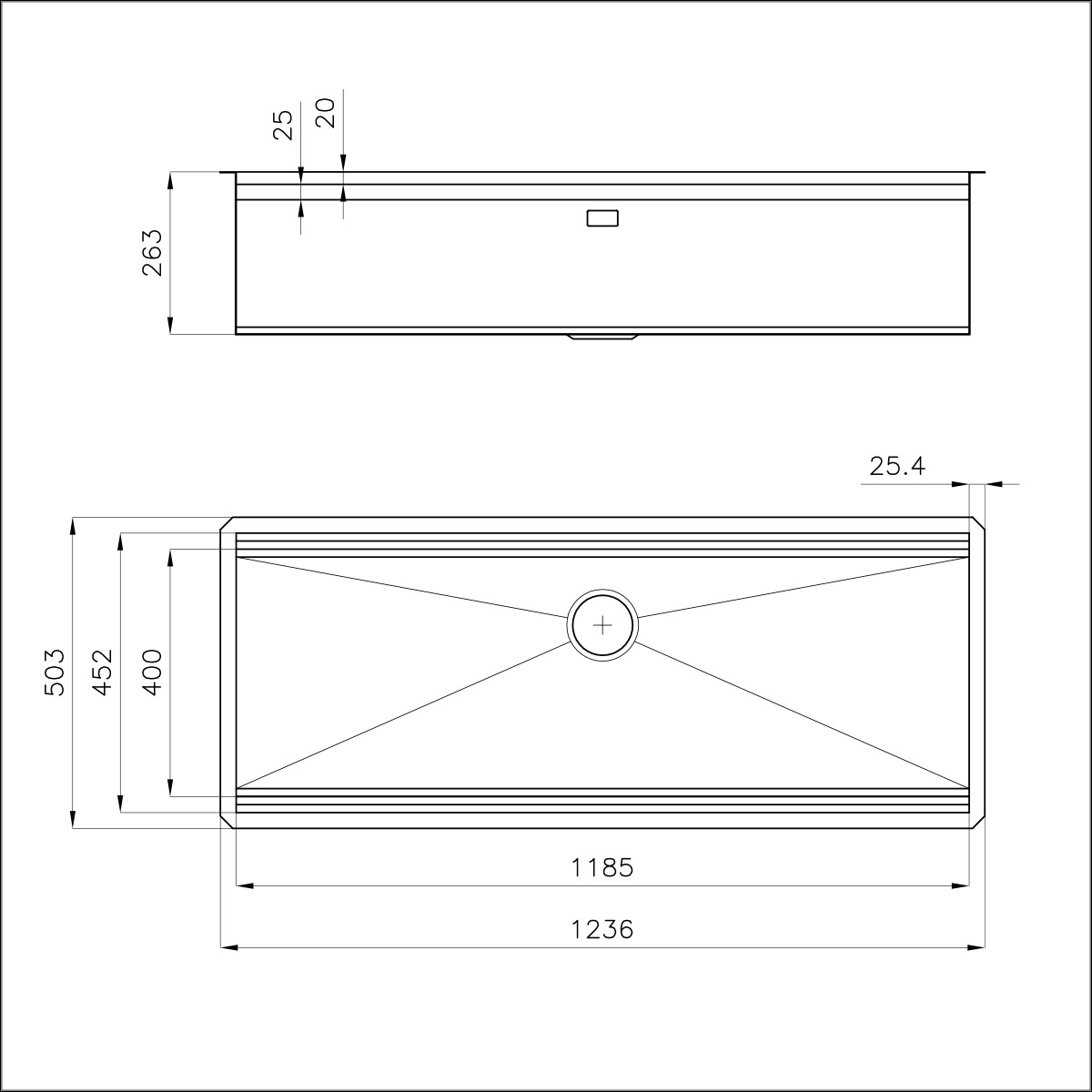 1049856 Раковина Happy Hour Gun Metal - 1049 856 Fosterspa  - Вид №1