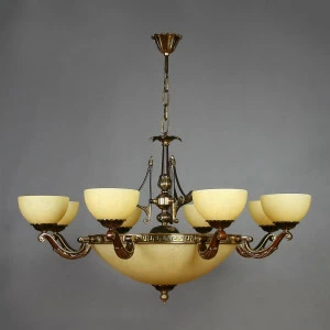 Подвесная люстра Ambiente Tenerife 02166/8 PB желтая AMBIENTE ДИЗАЙНЕРСКИЕ, TENERIFE 188240 Желтый