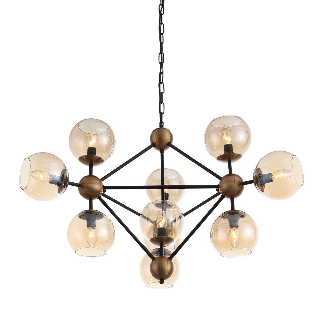 Подвесная люстра ST Luce Stampo SL549.423.10 ST LUCE ДИЗАЙНЕРСКИЕ, STAMPO 222828 Коричневый  - Вид №2