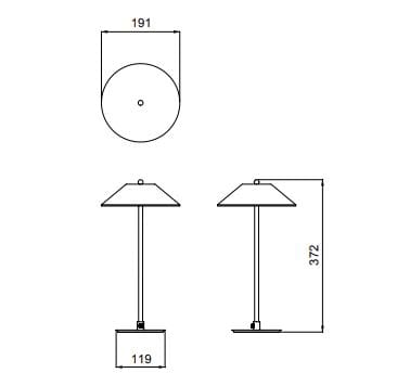 Аккумуляторная светодиодная настольная лампа LUCE TU Candilee ARCH-00036124 - Вид №3