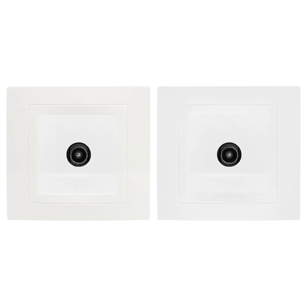 ТВ-розетка одиночная встраиваемая Systeme Electric Unica шлейф, цвет белый STLM-2026062 - Вид №2