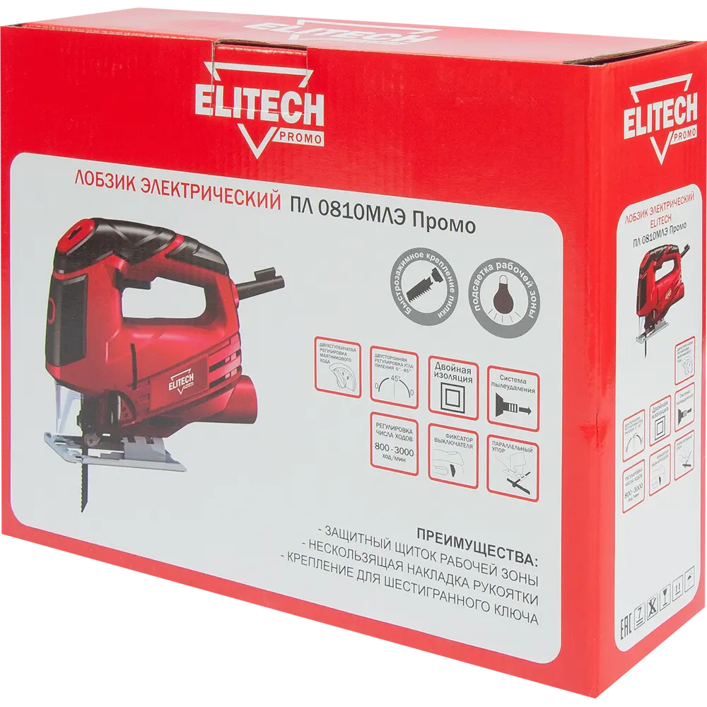 Лобзик Elitech ПЛ 0810МЛЭ, 850 Вт STLM-2089837 - Вид №5