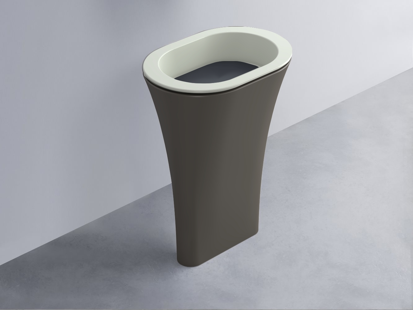 AMLA65-PM+AMPILO-BA+AMCOLO-FN Раковина Amedeo Ovale отдельностоящая cielo Enjoy + Amedeo Ceramica Cielo