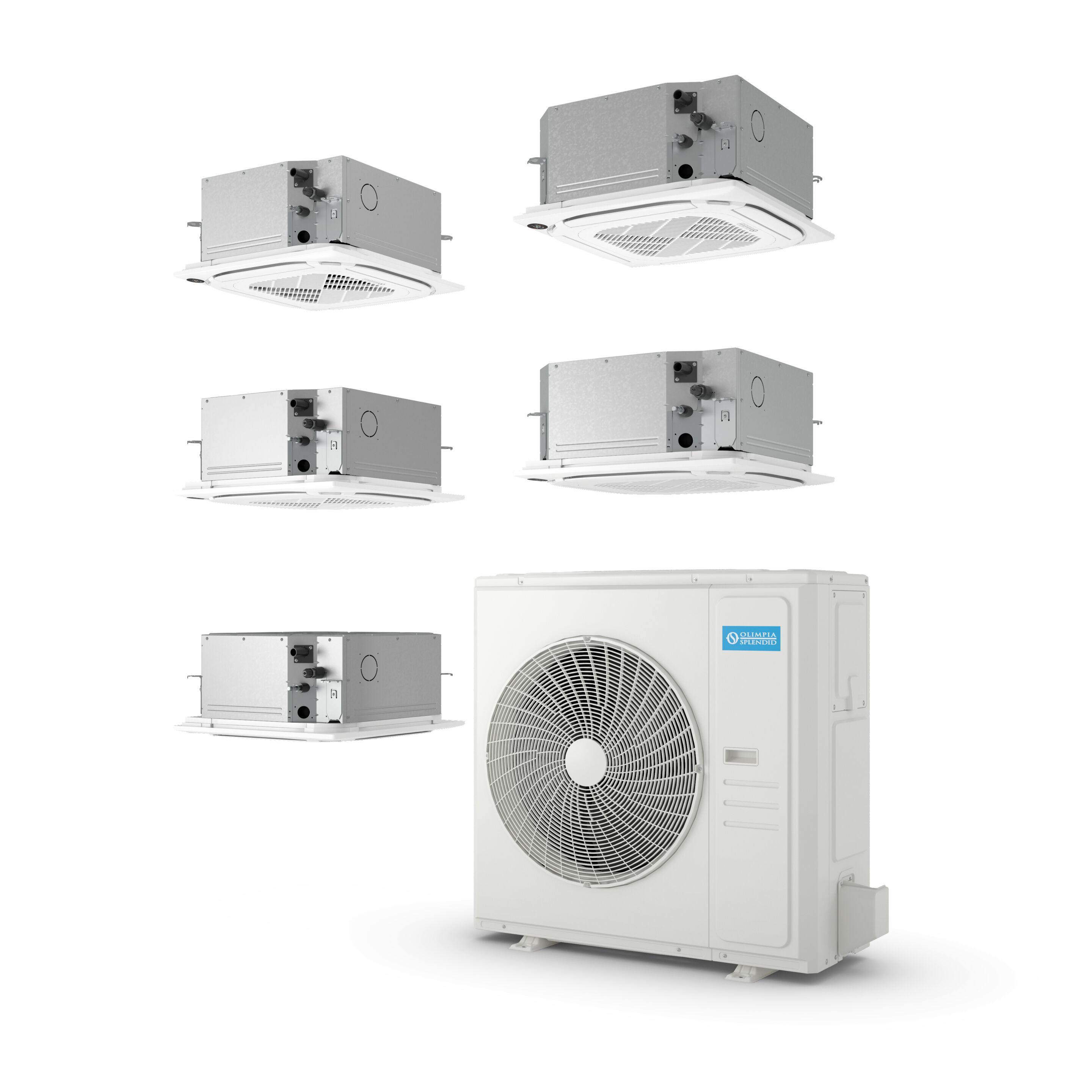 Кассетный мульти-сплит-кондиционер OLIMPIA SPLENDID фиксированные кондиционеры ARCH-00012998