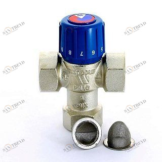 Термосмеситель WATTS AQUAMIX 63C диапазон 25-50˚C 1" В 10017421