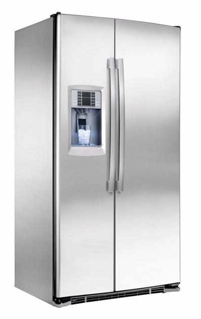 mabe Американский холодильник из нержавеющей стали в современном стиле с диспенсером для воды с диспенсером для льда класса а + Side by side | prof. 71cm sun-id-1493586 - Вид №1
