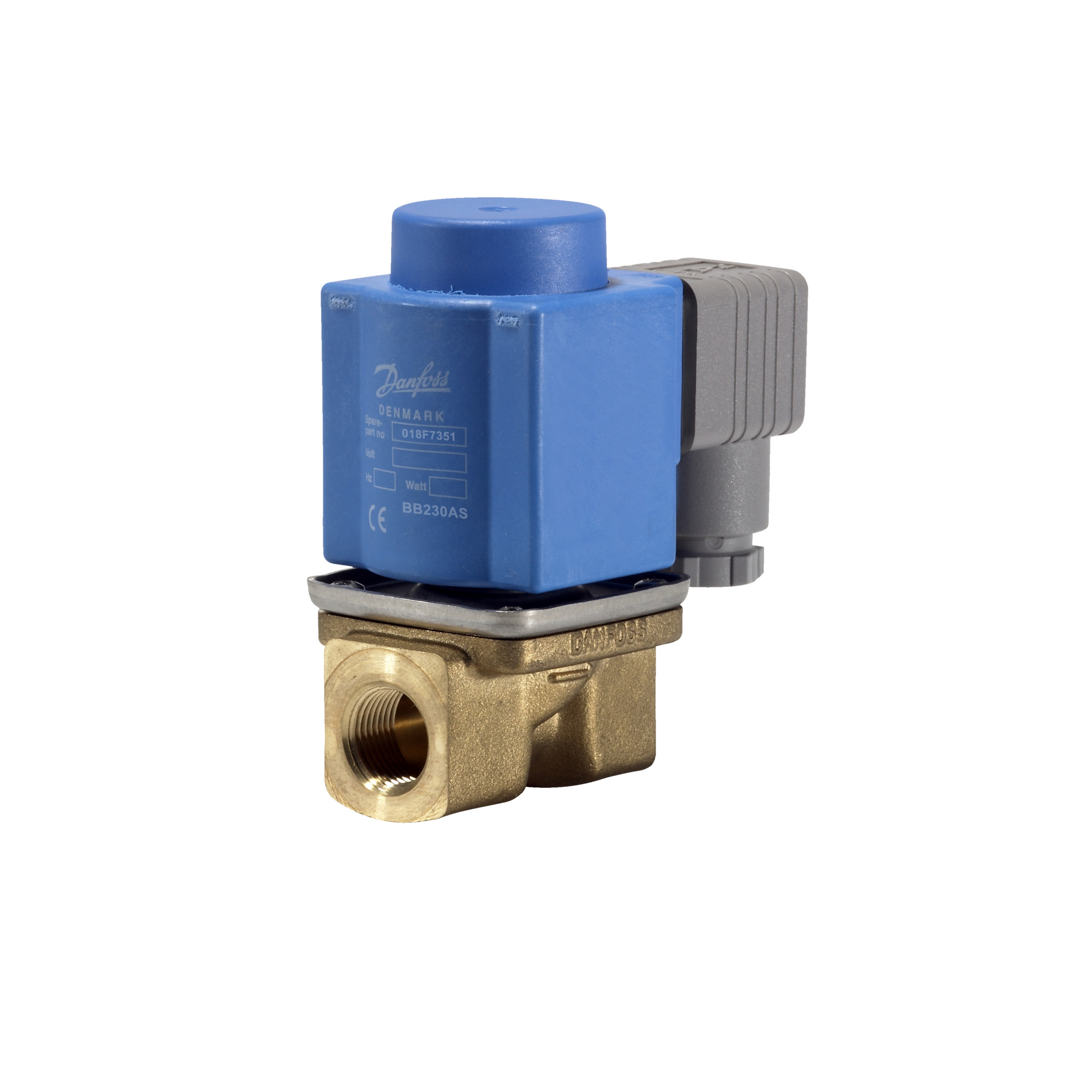Danfoss EV220B — двухходовые электромагнитные клапаны для общей промышленности Эл.магнитный клапан ДУ40 с катушкой 220В 032U458531  - Вид №21