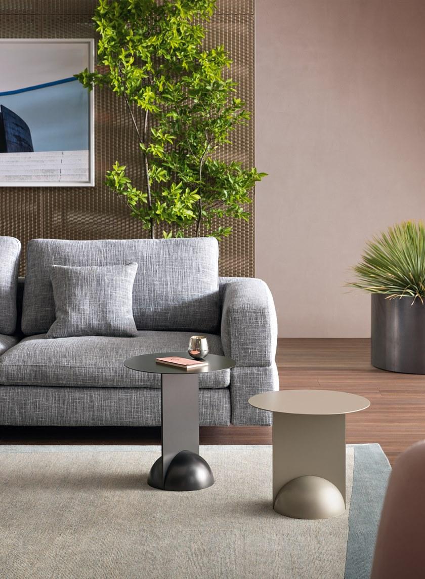 Bonaldo Круглый журнальный столик из крашеного металла sun-id-1384589 - Вид №1