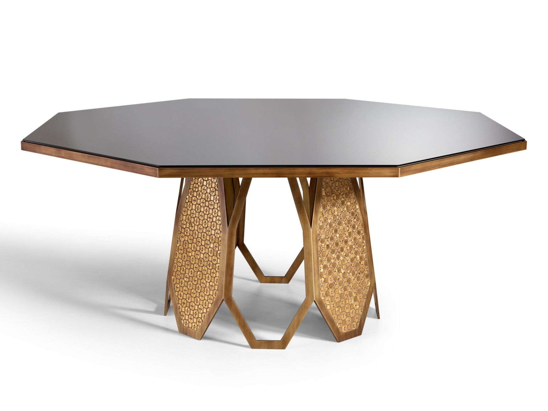 Восьмиугольный стол из зеркального стекла Sicis Борджиа ARCH-00123924