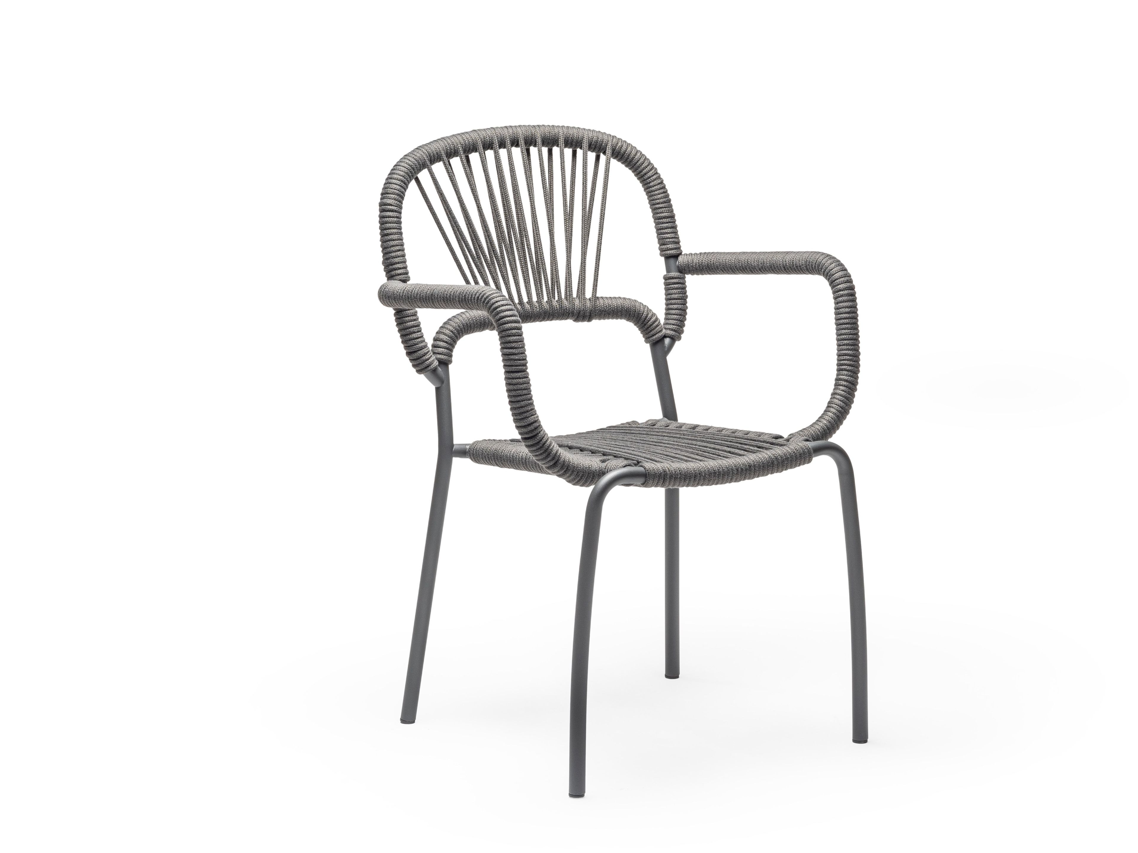 Стул из морской веревки с подлокотниками CHAIRS & MORE Moyo ARCH-00020117