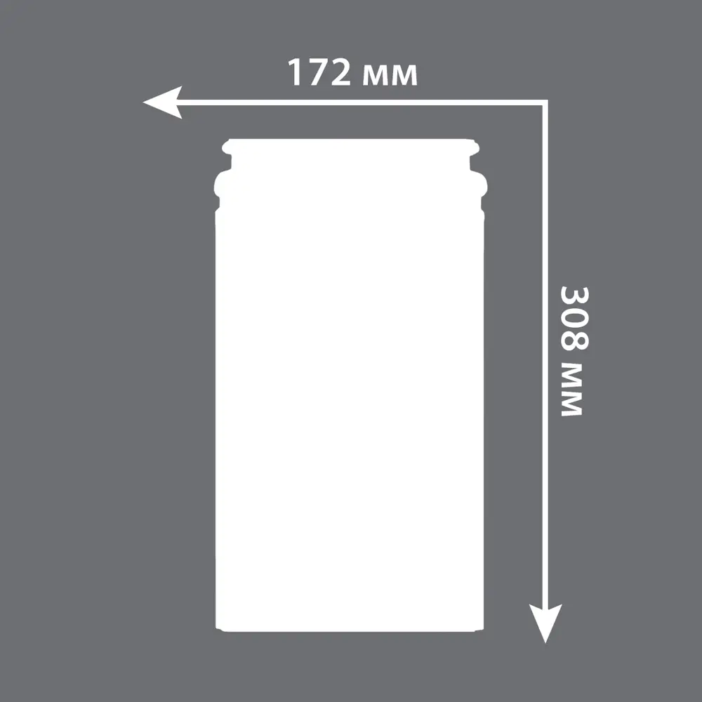База к пилястре полиуретан Decomaster DK-82212 белая 308 мм STLM-2057402 - Вид №3