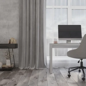 Штора на ленте California 200x280 см цвет серый