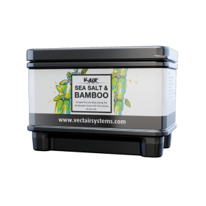 V-SOLIDP SEASALT VECTAIR SYSTEMS Профессиональный картридж ароматизатор воздуха V-Air Solid Plus Морская соль и бамбук Черный (упаковка)