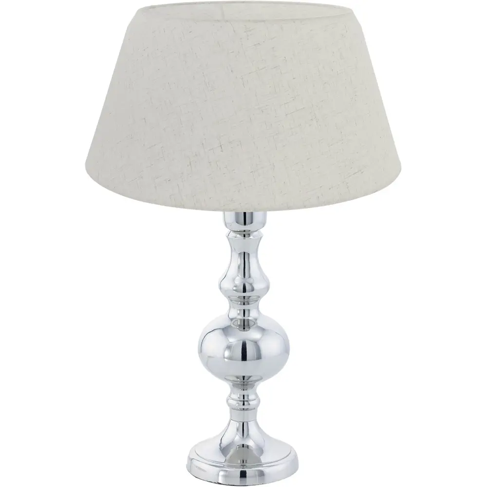 Настольная лампа Eglo «Bedworth» 1хE27x60 Вт, цвет хром 18720461 STLM-2182140 