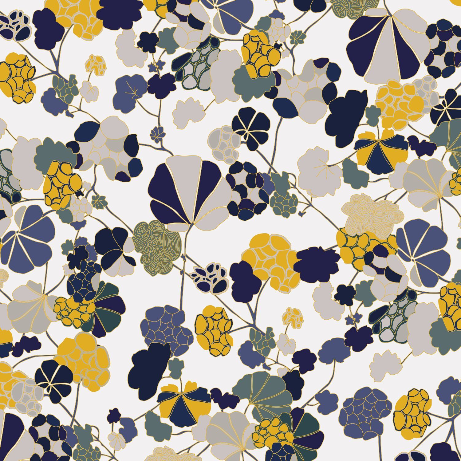 Обои с цветочными мотивами Ressource Forestine ARCH-00140532 - Вид №2