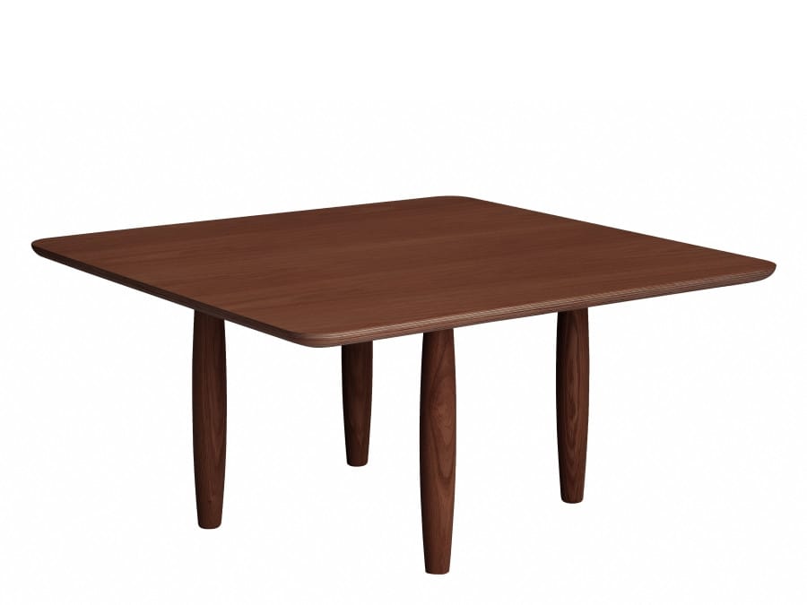 Квадратный низкий журнальный столик из дуба NORR11 Oku ARCH-00097876 - Вид №5