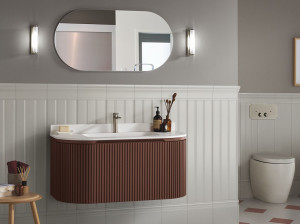 Подвесной шкаф для умывальника с ящиком