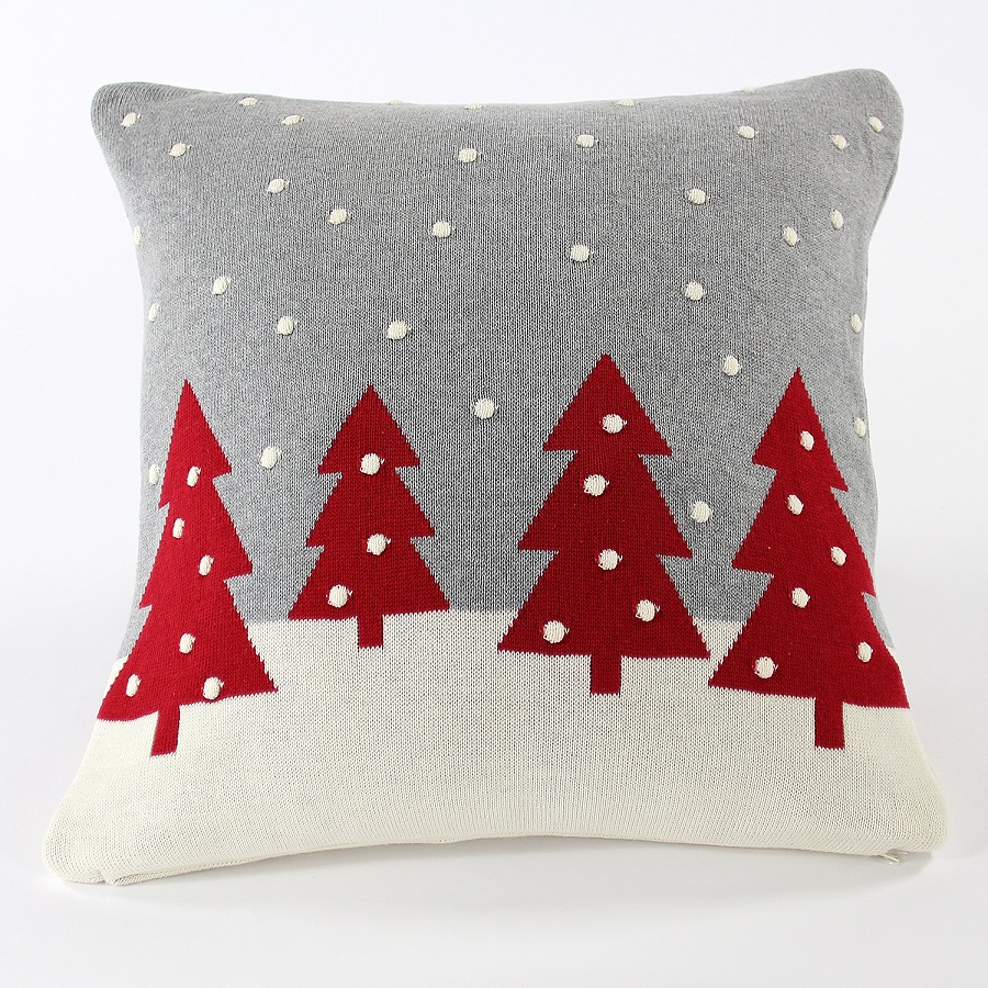 en_ny0050 Подушка с орнаментом christmas story one, 45х45 см EnjoyMe 