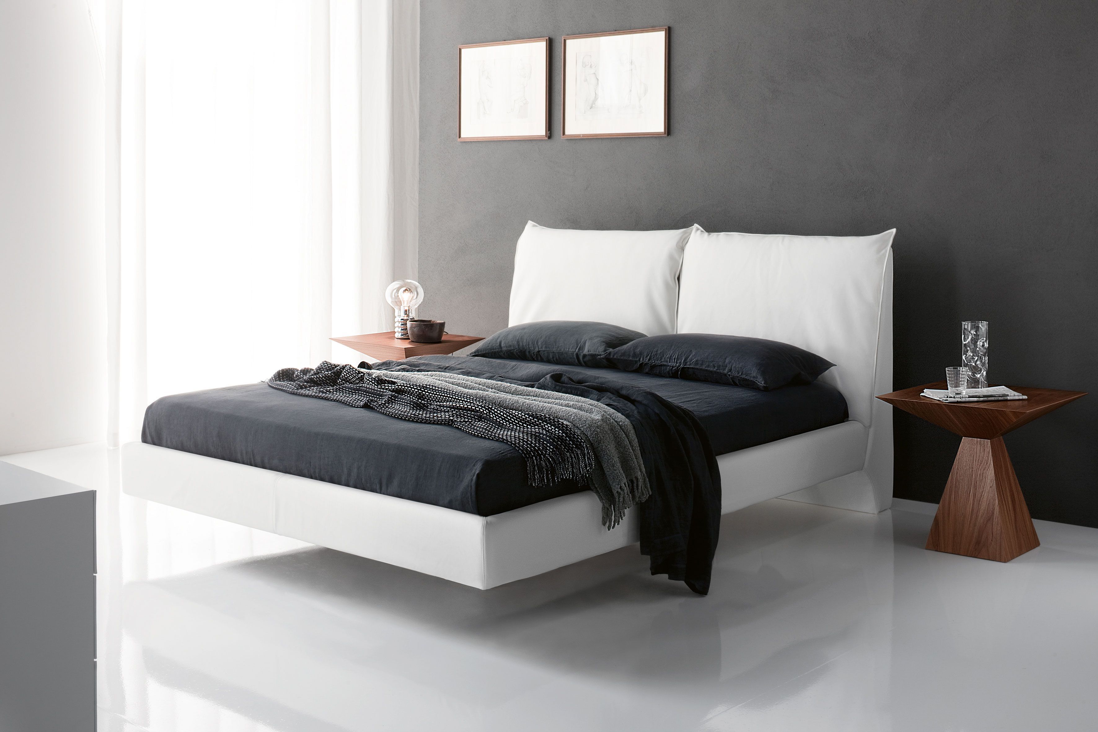 Двуспальная мягкая кровать Cattelan italia LUKAS ARCH-00153153 - Вид №4