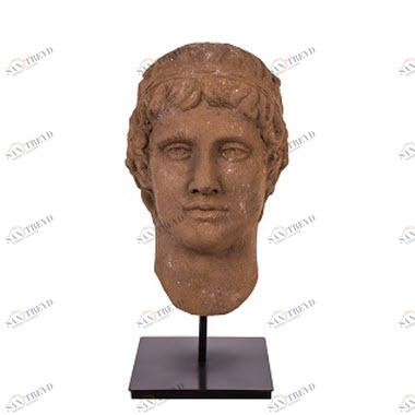 Статуэтка декоративная коричневая Roman Head PUSHA PUSHA 062724 Коричневый 