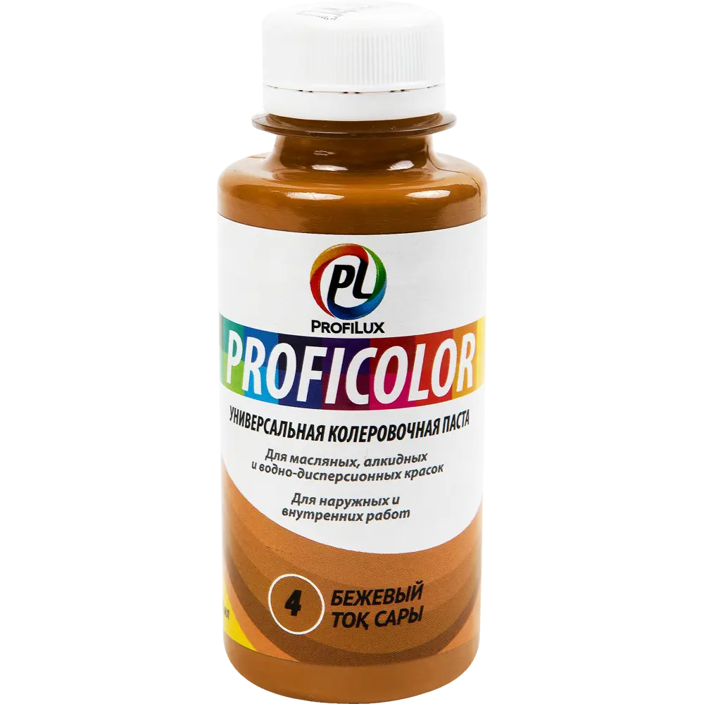 Колеровочная паста Profilux №4 100 гр цвет бежевый 14714311 STLM-2065539 