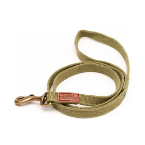 ПР0048478 Поводок для собак Canvas 20х1200мм зеленый Great&Small