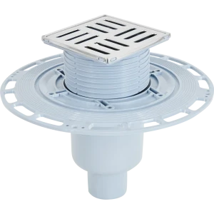 Трап для душа Ани Пласт комбинированный затвор 100x100 мм пластик THZ5702