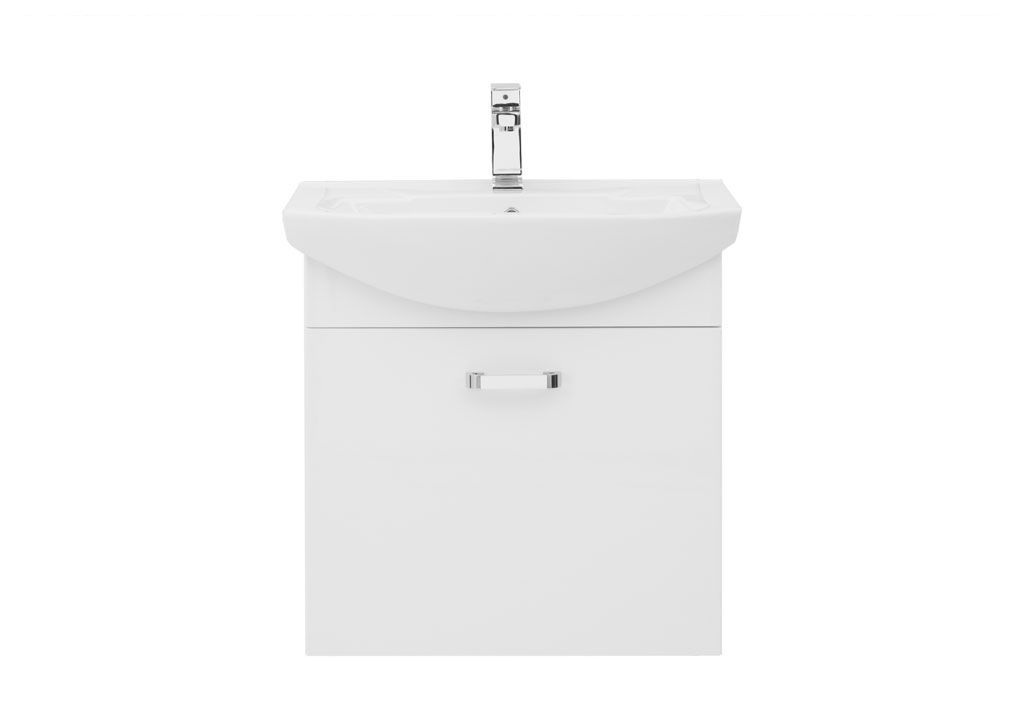 Тумба под раковину Aquanet Ирис 65 белый (1 ящик) sun-id-270538 - Вид №2