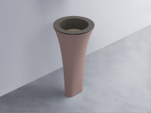 AMLA45-FN+AMPILT-AN+AMCOLT-CP Раковина Amedeo Tondo отдельностоящая cielo Enjoy + Amedeo