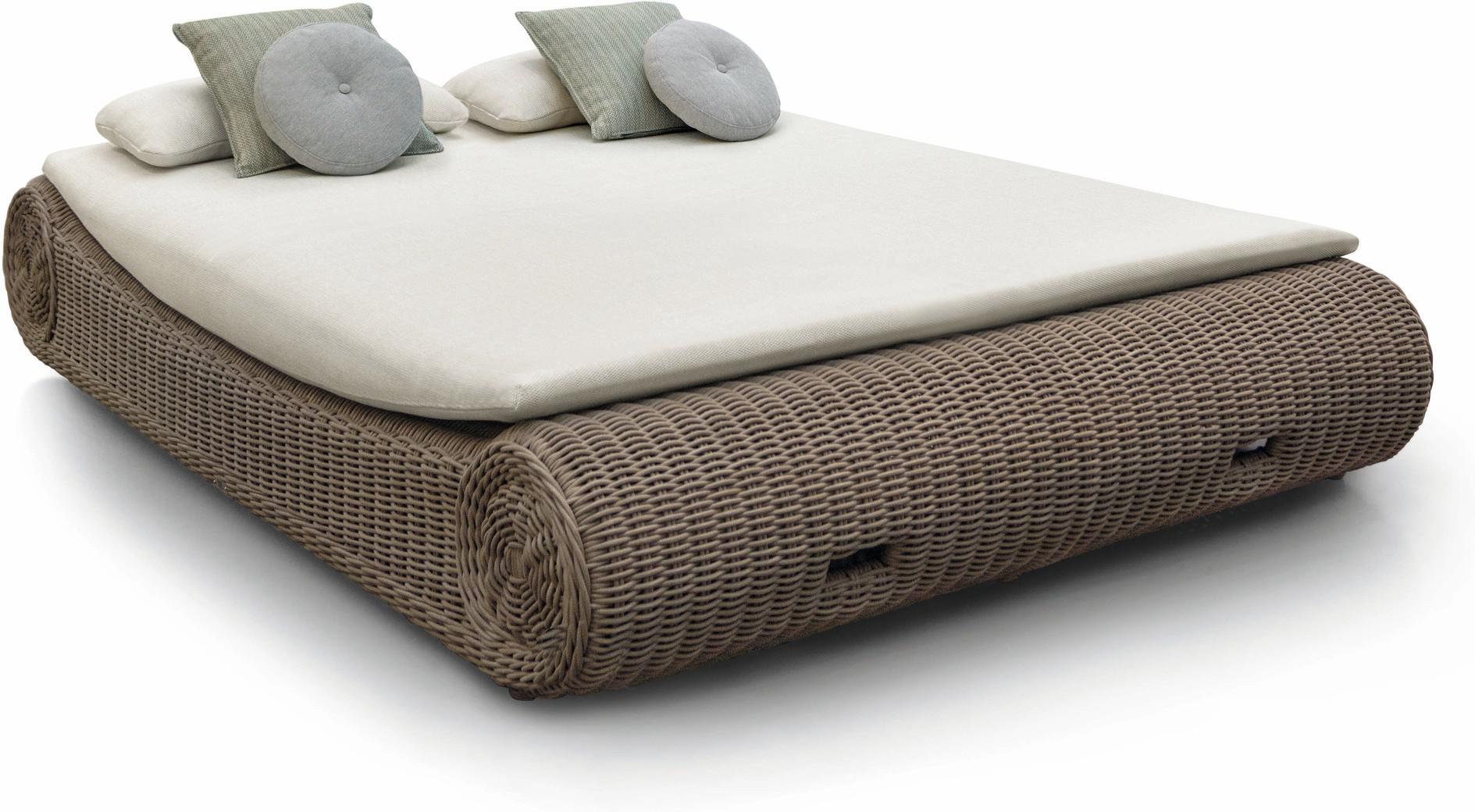 MNST442 Лежак большой шнур 6мм старый серый Manutti River