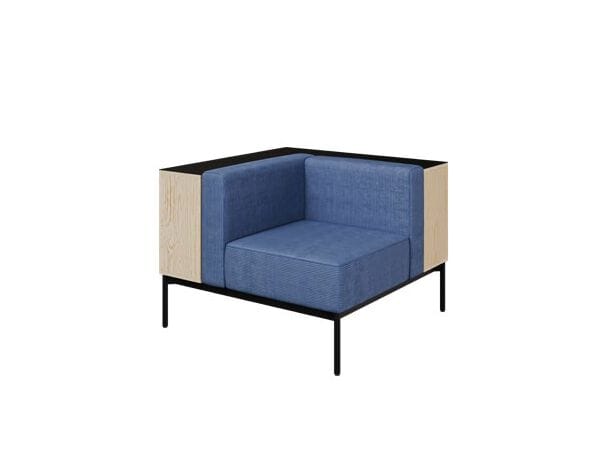 Тканевое угловое кресло Intuit by Softrend Spot ARCH-00109771