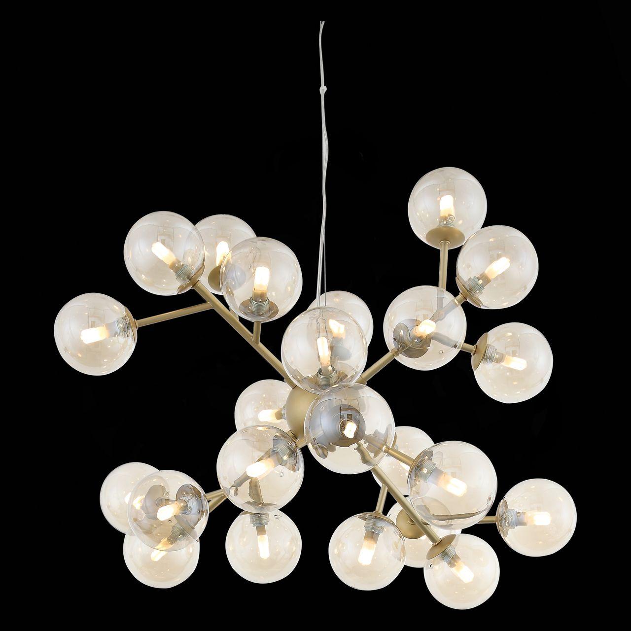 Подвесная люстра ST Luce Pallеre SL438.203.24 ST LUCE ДИЗАЙНЕРСКИЕ, PALLЕRE, ШАР 222847 Янтарный  - Вид №2