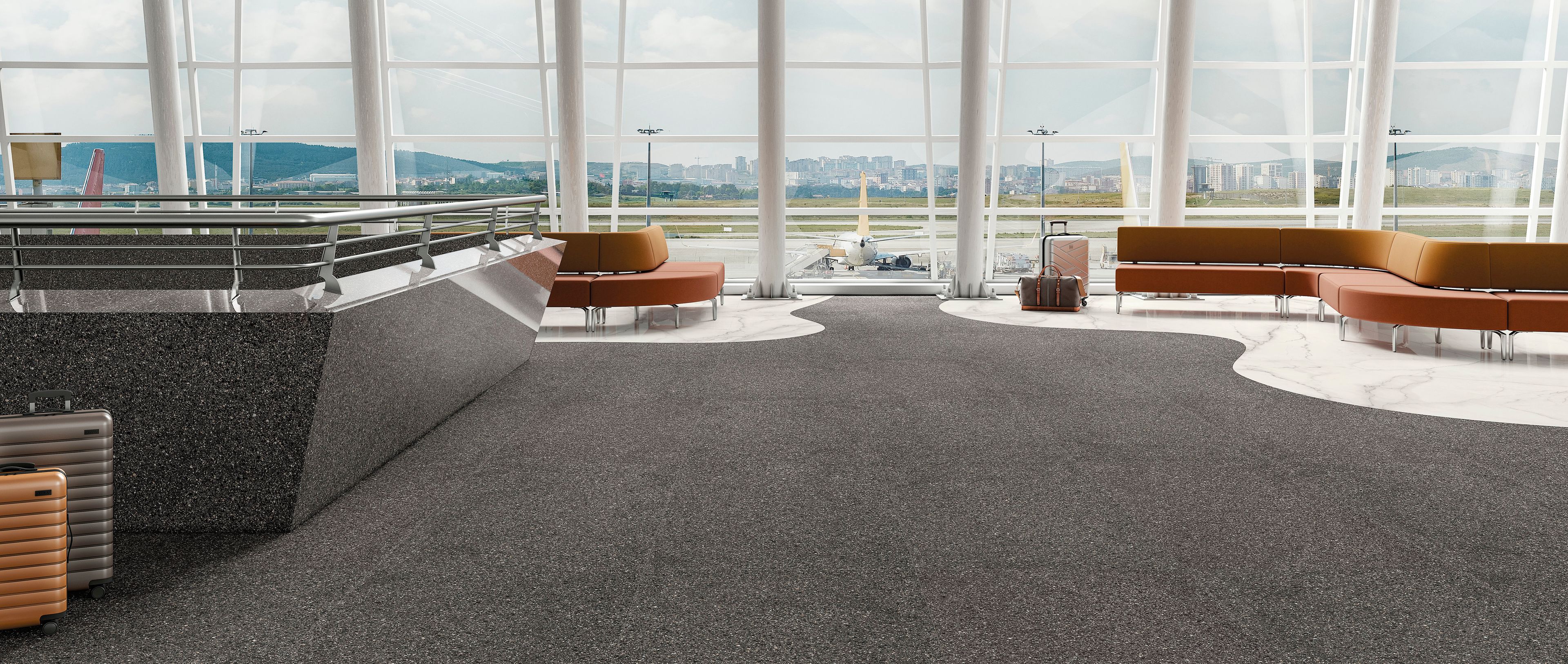 Пол / облицовка керамогранита с эффектом гранита для внутреннего и наружного применения FMG Palladio ARCH-00147778 - Вид №1