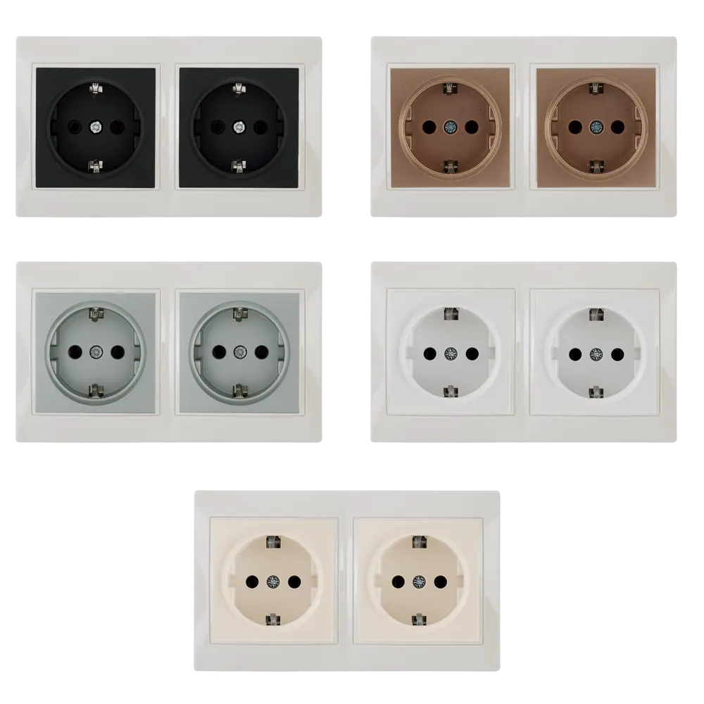 Рамка TDM ELECTRIC для розеток и выключателей бежевая, 2 поста 85591188 Таймыр STLM-0064414 - Вид №1