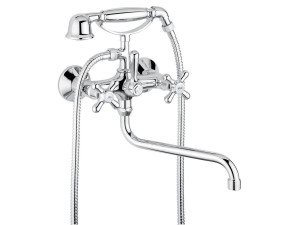 Настенный наружный смеситель для ванны
