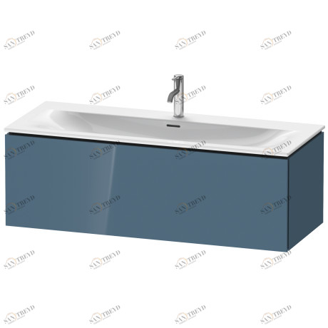 LC613904747 L-Cube Тумбочка подвесная Каменно-синий глянцевый лак Duravit