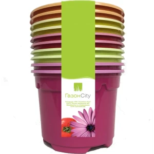 Набор горшков ГазонCity «Дуо» 9x6.8 см 0.3 л x 10 шт. 83121548 STLM-2022745