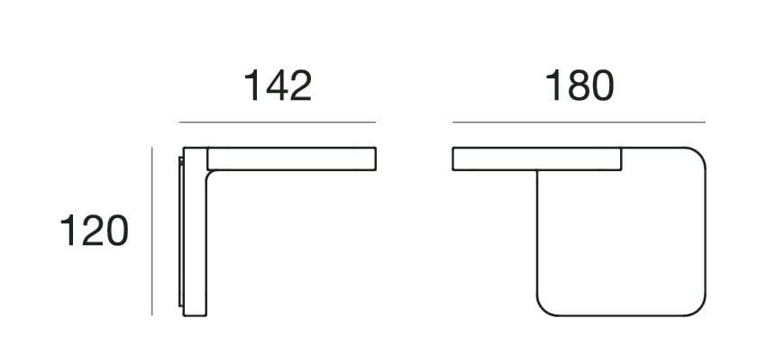 Алюминиевый светодиодный настенный светильник Stilnovo ARCH-00130921 - Вид №4