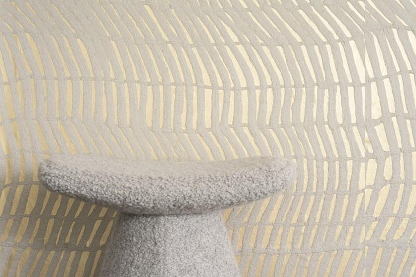 Élitis Огнестойкие обои в цвете abaca Paper sculpture sun-id-1361794 - Вид №3