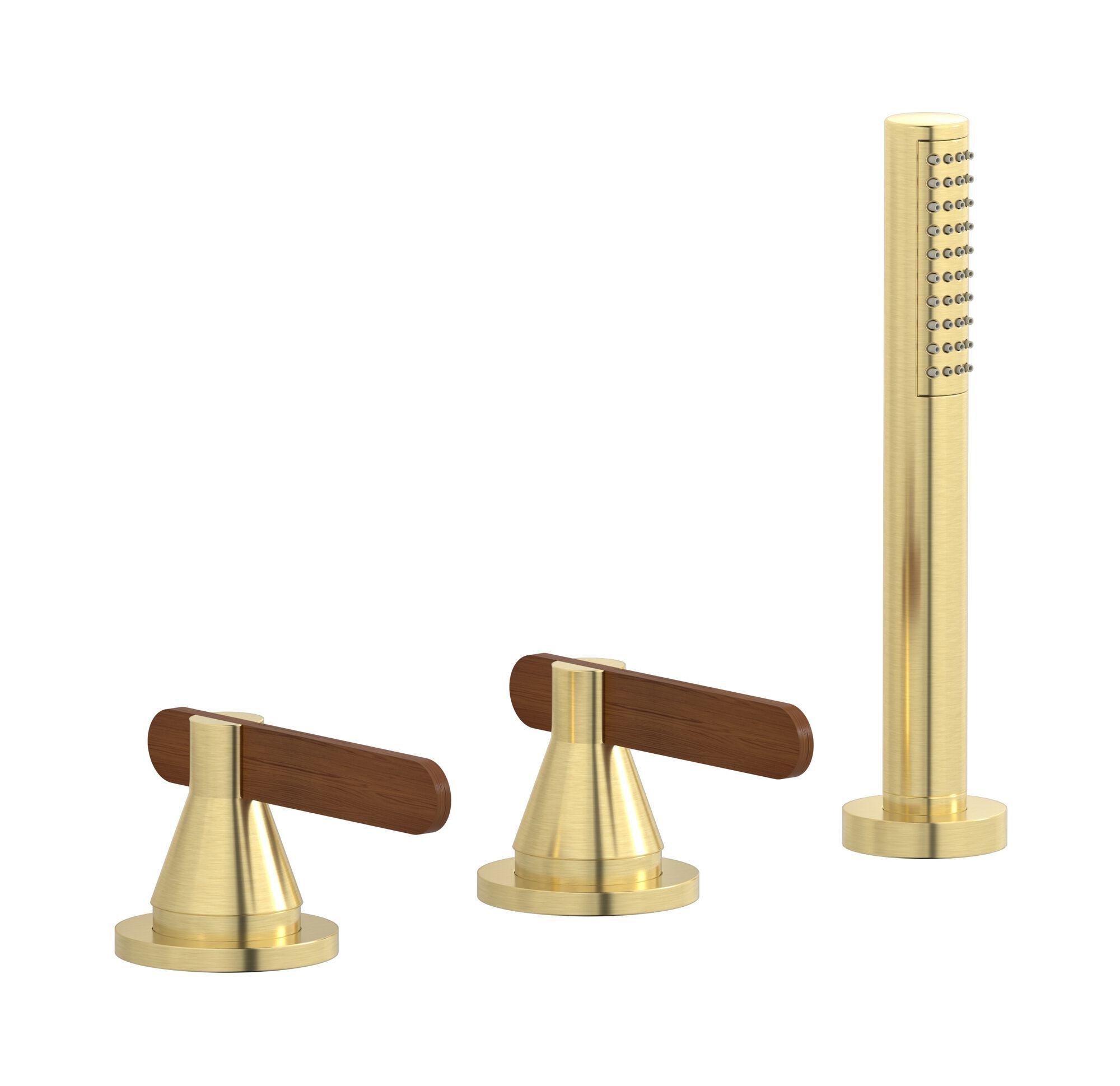 Смеситель для ванны с 3 отверстиями и ручным душем IB Soho ARCH-00092976 - Вид №2