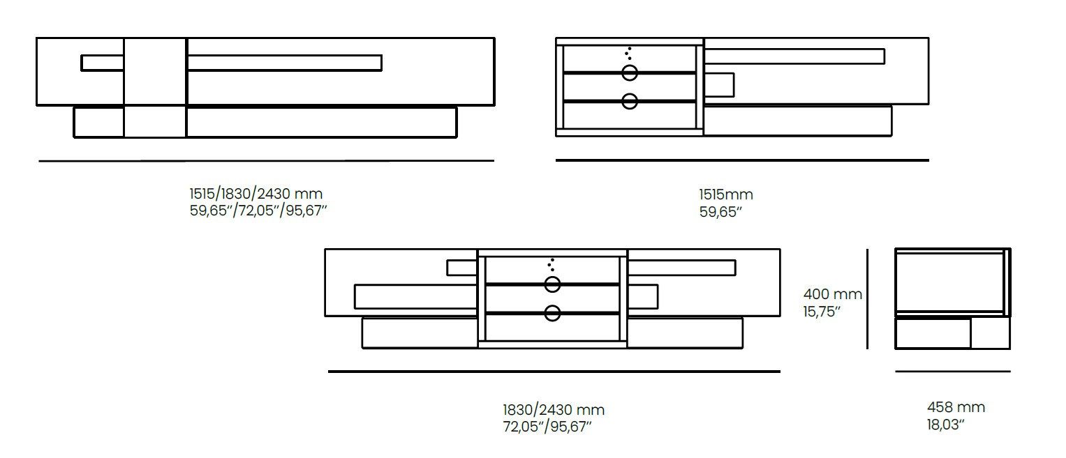 Низкий ТВ-шкаф animovel Бристоль ARCH-00005629