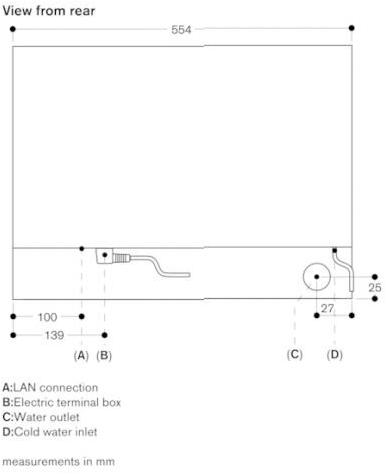 Gaggenau Комбинированная стеклянная печь Serie 200 Bsp270111  - Вид №3