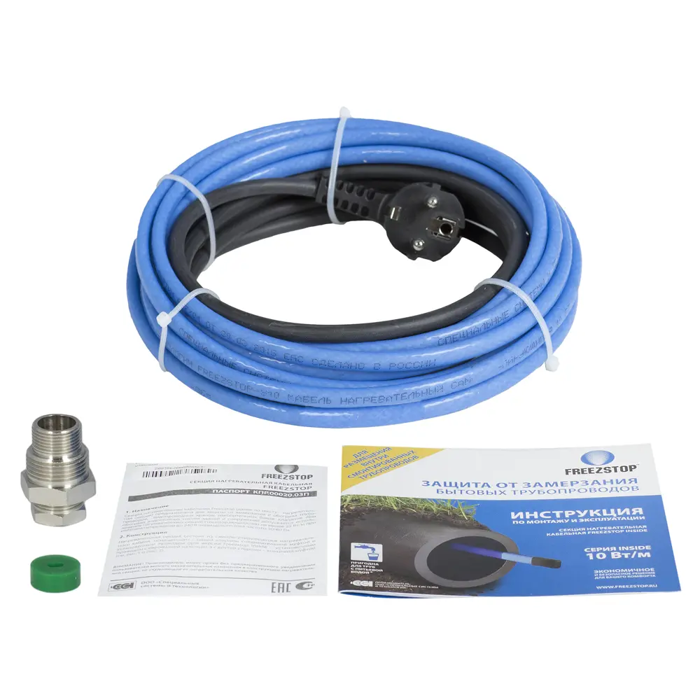 Саморегулирующийся кабель Freezstop для защиты труб от замерзания 4 м 14330721 STLM-1570423 - Вид №1