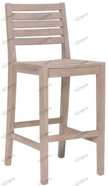 JANUS et Cie Барный стул из тикового дерева Relais sun-id-1406608