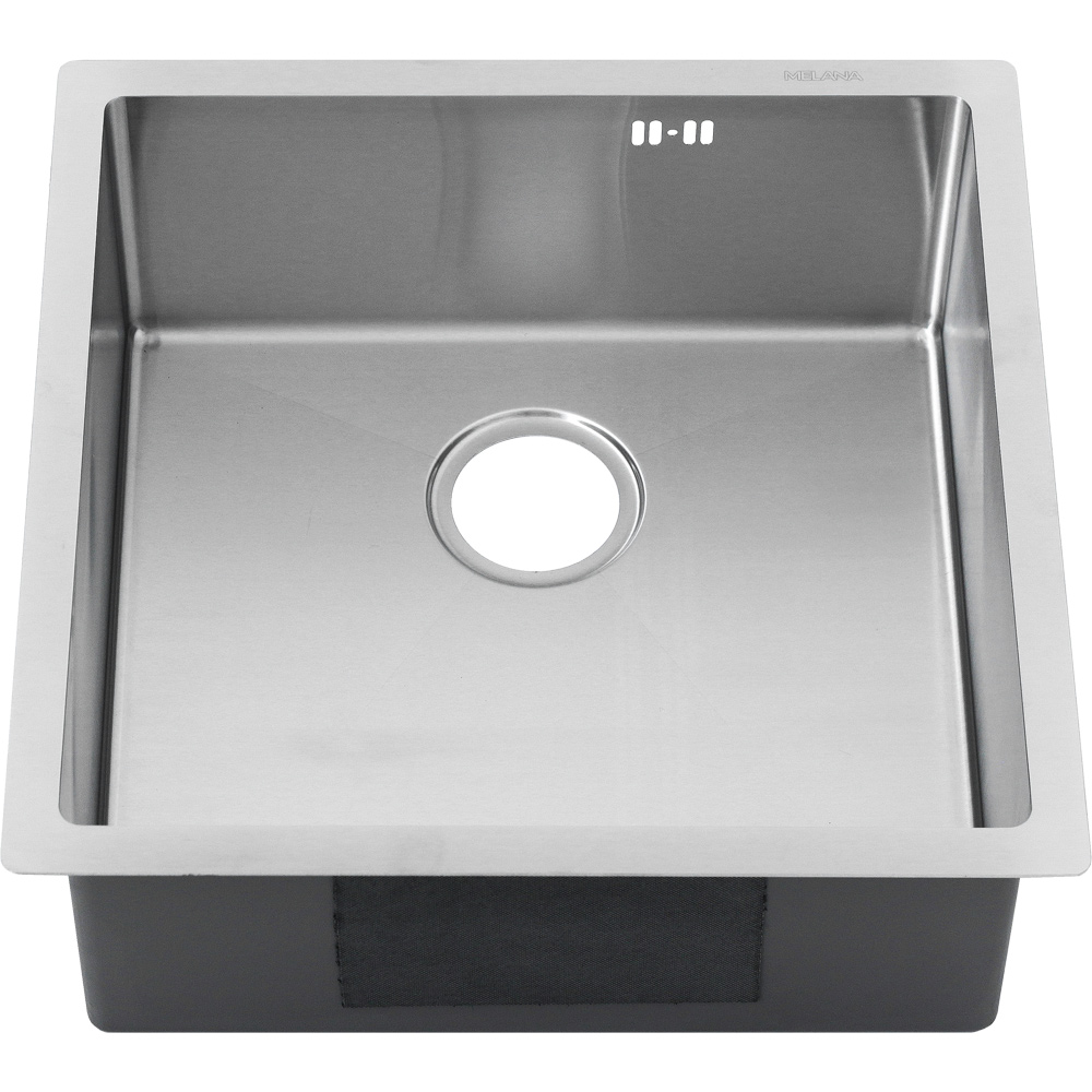 Мойка R5050W MELANA ProfLine 3,0/200 САТИН врезная квадратная MLN-R5050W - Вид №5
